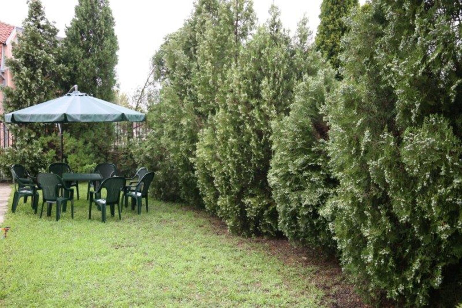 Dvorište doma sa zelenilom za odmor i druženje